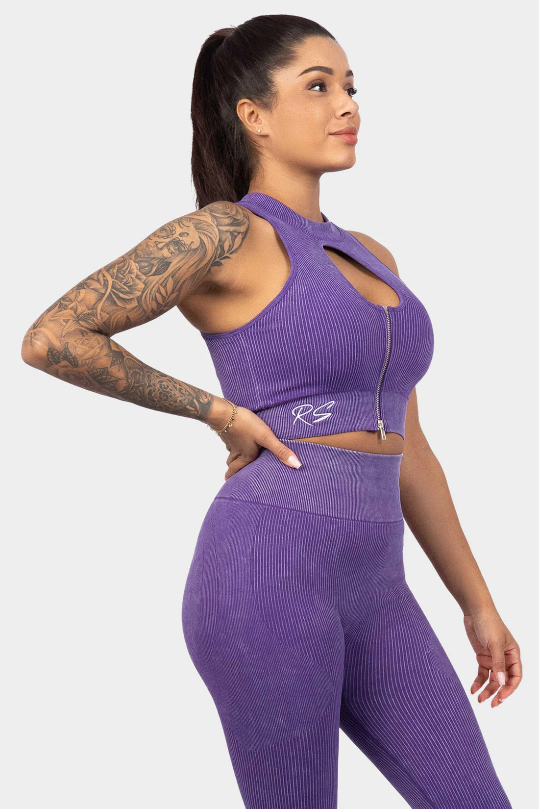 Zipper Top - Purple
